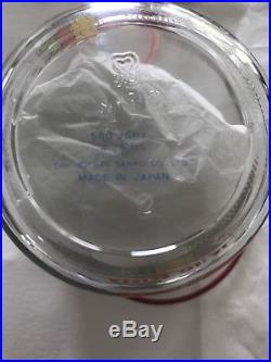 Hello Kitty Vintage Glass Jar with Lid and Handle