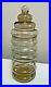 Holmegaard Primula Jacob Bang Smoked Glass 10.25 Apothecary Jar Canister MCM