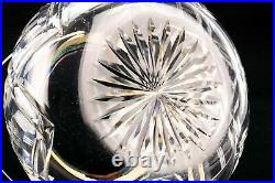 Ice Bucket in Cut Glass & Silver Plated 1930s Lid Handle Cookie Barrel Jar