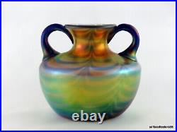 Imperial FH 180 Drag Loop Handled Vase Free Hand Line ca. 1923-24