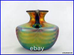 Imperial FH 180 Drag Loop Handled Vase Free Hand Line ca. 1923-24