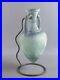 Jar Glass Pitcher A Two Handles Stand Metal Type Digging Vintage Years 80