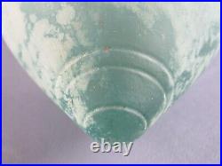 Jar Glass Pitcher A Two Handles Stand Metal Type Digging Vintage Years 80