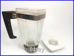 John Oster 1950s Beehive Blender Glass Jar, Lid and Blades Only Plastic Handle