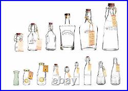 Kilner Clip Top Glass Bottles Milk Bottles Gin Perfume Bottles Carafe Clip Top