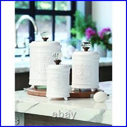 Kitchen Canister (Set of 3), White