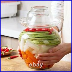 Korean Glass Container Clear Kimchi Jar Kitchen Sealed Cans Household Cylinder