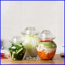Korean Glass Container Clear Kimchi Jar Kitchen Sealed Cans Household Cylinder