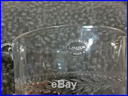 La Maison France Crystal 5.5 Bucket/Jar with Double Handles