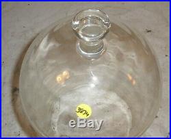Lab Glass Dome Thick Bell Jar w Handle