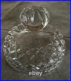 Large Crystal Ginger Jar by Crystal Clear Poland EXCELLENT CONDITION