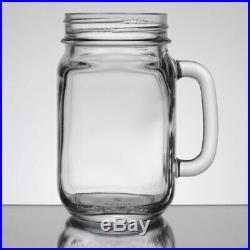 Libbey 97084 16 oz. Drinking Mason Jar with Handle 12/Case