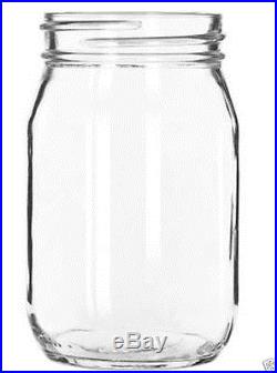 Libbey Mason Jar 16 ounce No Handle Drinking Glass 12 piece / 1 case