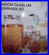 MASON_JAR_Glass_1_Gallon_Drink_Beverage_Dispenser_4_Mugs_with_Lids_01_xqnr
