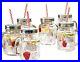 Mason Jar Mugs with Handle and Straws Old Fashioned Drinking Glass Set 6