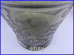 Michael Weems Elise Glass Smoke Canister Signed Set of 3 Graduated 12 Inch 2005