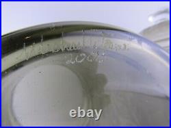 Michael Weems Elise Glass Smoke Canister Signed Set of 3 Graduated 12 Inch 2005