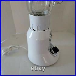 Mint Viking Professional Blender VBLG01 WHITE 40 oz. Glass Jar 2 Speeds + Pulse