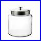 Montana Glass Jar With Airtight Lid Brushed Metal 1.5 Gallon- Large Capacity