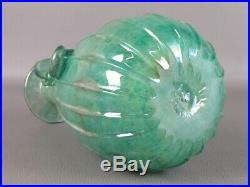 Murano Vintage Jar Two-handled Gladden Amphora Glass Green Cenedese Seguso