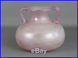 Murano Vintage Jar Two-handled Gladden Amphora Glass Rosa Cenedese Seguso