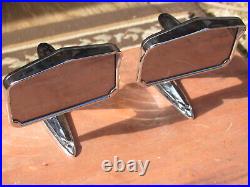 NOS Joma Ham Tin mirrors fender mount side view Classic Antique Lead Sled Rat