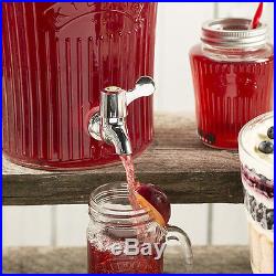 New 5 Litre Kilner Vintage Handled Clip Top Water Ice Teas Drinks Dispenser Jars