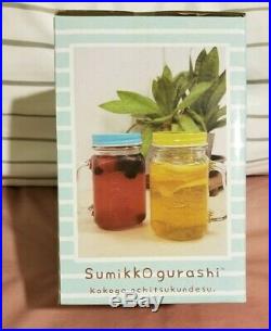 New San-X Sumikko Gurashi Tokage Lizard Glass Handle Mason Jar With Lid 14cm
