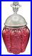 Northwood Ruby Cranberry Paneled Sprig Pickle / Olive Caster Insert with Lid