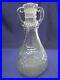 Old Museum Bottle Patent 80853 Vase Jar Candle Glass Handled Flowers Marked Rare