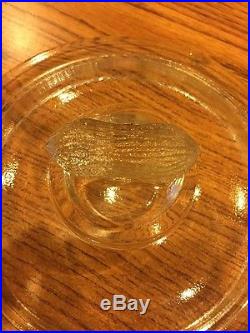 Old Planters Peanuts Clear Glass Counter Jar Lid Replacement Top Nut Handle 7