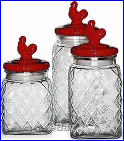 Palais Glassware Preserving Glass Canister Food Jar with Ceramic Lid Handle
