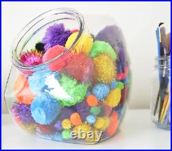 Penny Candy Glass Jar With Lid Storage Container 1 Gallon 2 Set