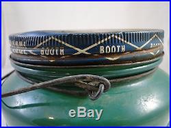 RARE Booth Herring Tidbits Old glass Jar, Metal Lid, Chicago, IL Wire Handle
