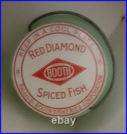 Rare Jadeite Red Diamond Spiced Fish Jar Barrel Bucket Jar Bail Bale Handle