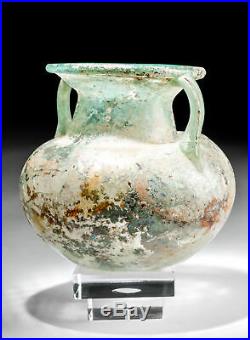 Roman Glass Jar with Twin Handles