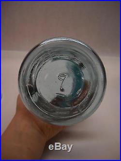 SET OF 3 BALL Ideal MASON Style Jars BLUE GLASS Tops Metal HANDLES 2 SIZES