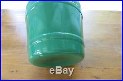 Schusters Herring Tidbits old glass jar, metal lid, Milwaukee, metal wire handle