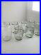 Set 7 Vintage Golden Harvest Glass Drinking Jar with Handle 16 oz & Mason Jar