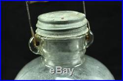 Speas Vinegars vintage U-Savit 1 Gallon Wood Handled Glass Jar Zinc Atlas Lid