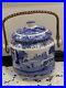 Spode 200th Anniversary Biscuit Barrel withhandle