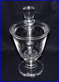 Steuben Teardrop Handled Jar/urn