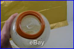 Superb 18 c style Apothecary Mercury glass lidded jar lion mask dec ring handle