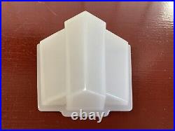 VINTAGE CADILLAC LINCOLN LASALLE MILK GLASS DOME COURTESY LIGHT LENS 1930's