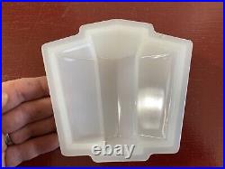 VINTAGE CADILLAC LINCOLN LASALLE MILK GLASS DOME COURTESY LIGHT LENS 1930's