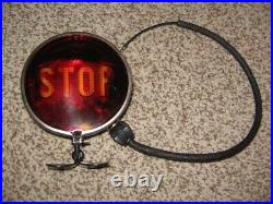 VINTAGE CAR or TRUCK or MOTORCYCLE STOP BRAKE TAIL LIGHT ACCESSORY