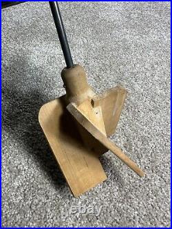 VTG 1930s Dazey Style FC Branded Churn Wood Paddle Turn-Crank Near Mint Jar