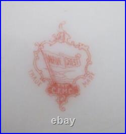 Very RARE antique Wave Crest COVERED BON-BON Dish / Potpourri JAR circa 1895