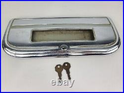 Vintage 1950-54 Hudson Hornet Glove Box Dashboard Door With 2 Keys
