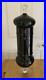 Vintage 1960’s Italian Empoli 22 Black Art Glass Footed Apothecary Jar withLid